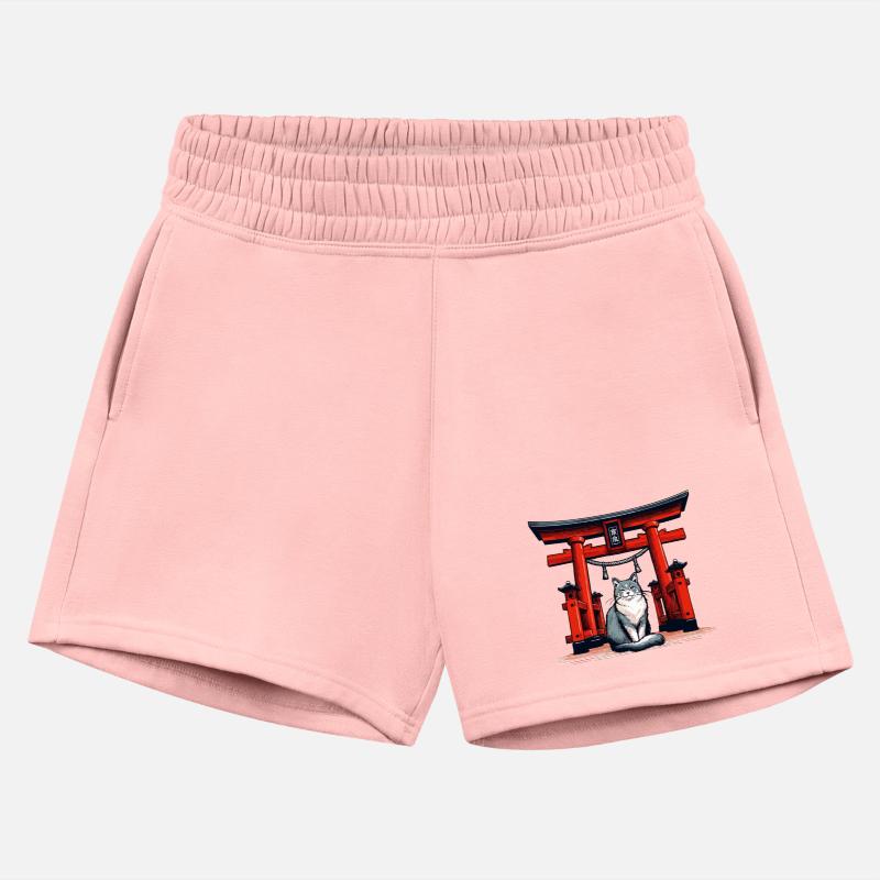 Spiritual Cat at the Torii Gate