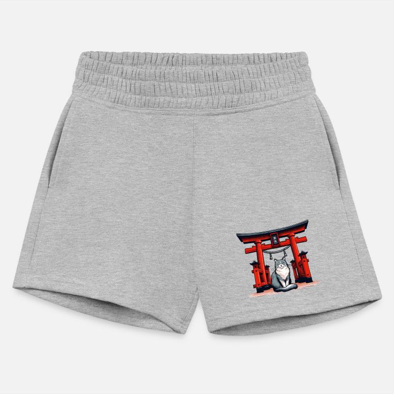 Spiritual Cat at the Torii Gate