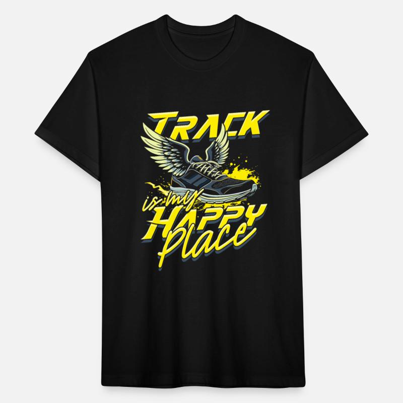 Sprint Track And Field Track Is My Happy Place