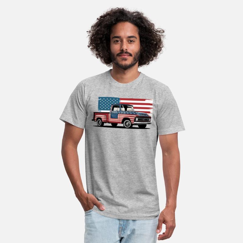 Stars And Stripes Classic Truck American Pride