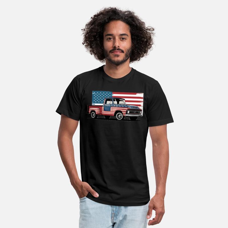 Stars And Stripes Classic Truck American Pride