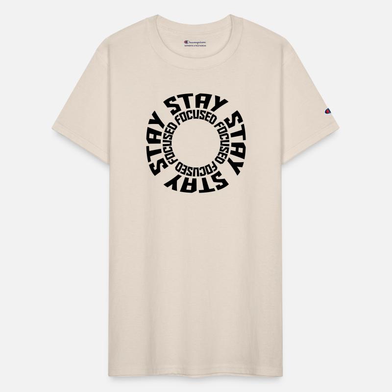 stay focused saying round circle ring cool symbol