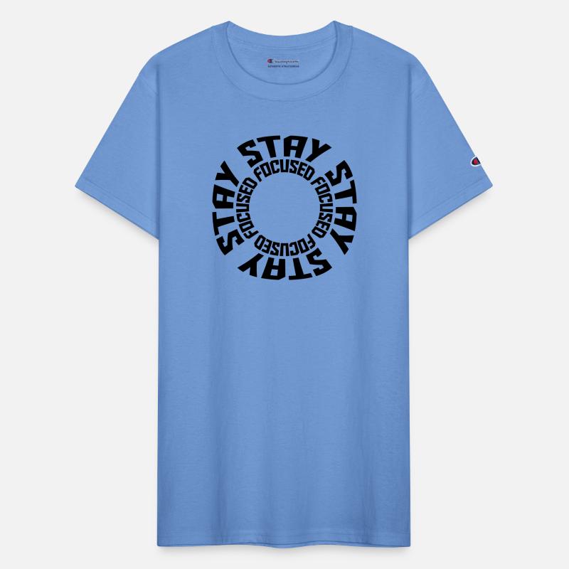 stay focused saying round circle ring cool symbol