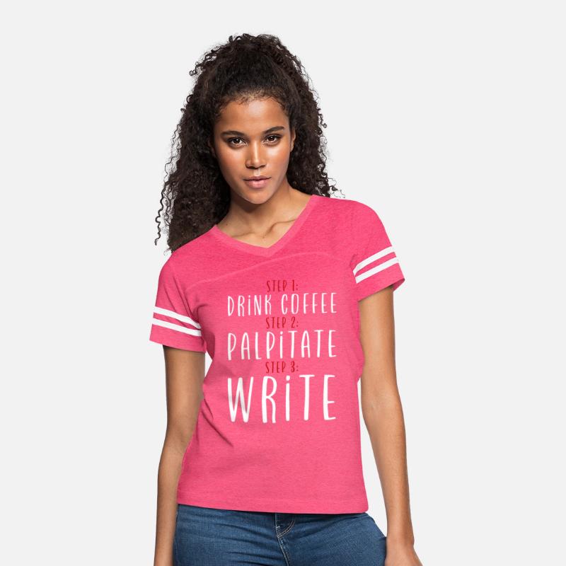 Step 1 Drink Coffee Step 2 Palpitate Step 3 Write2