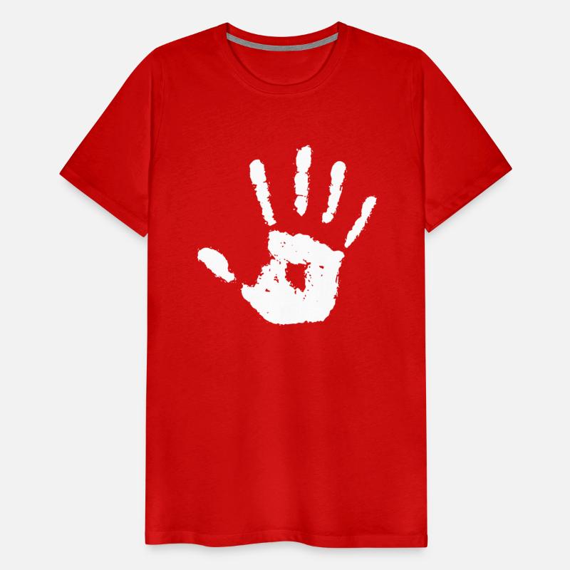 STOP White Right Hand