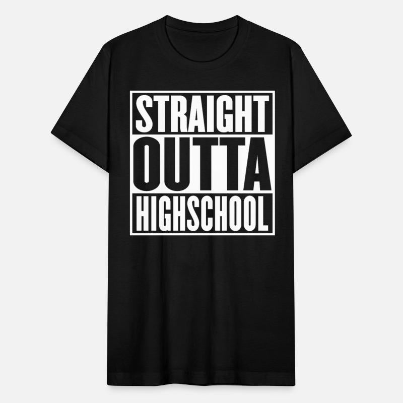 Straight Outta High School Graduation Funny