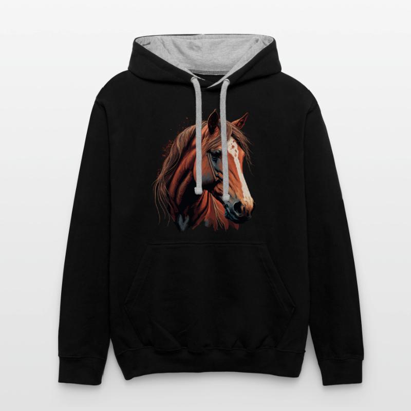 Stunning Horse Head Digital Illustration