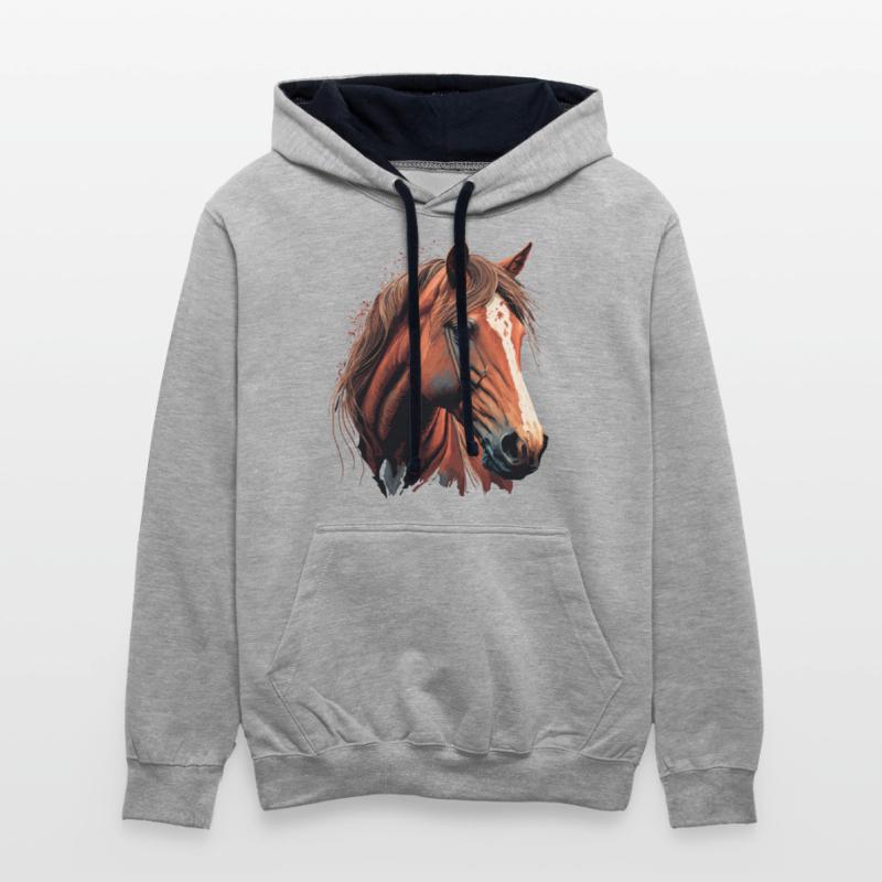 Stunning Horse Head Digital Illustration
