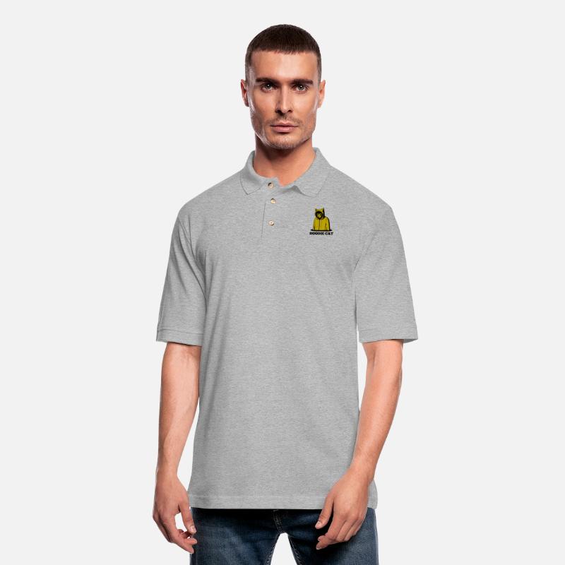 Stylish cat in a yellow hoodie, Swag!