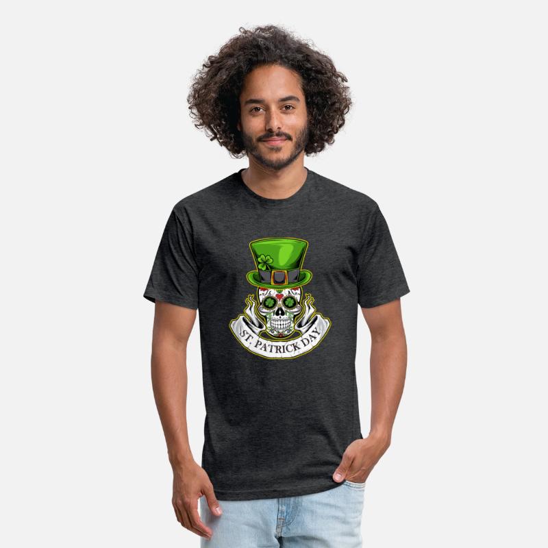 Sugar Skull St Patricks Day Leprechaun Lucky Charm