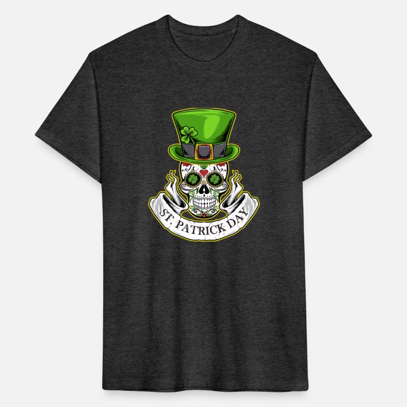 Sugar Skull St Patricks Day Leprechaun Lucky Charm
