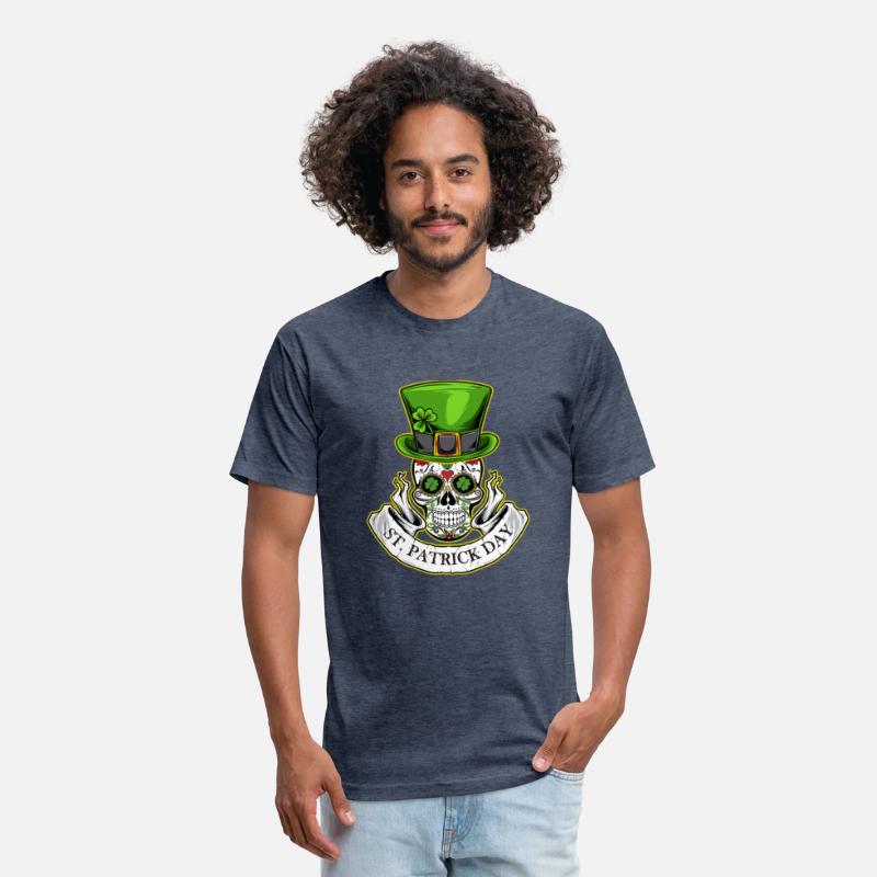 Sugar Skull St Patricks Day Leprechaun Lucky Charm