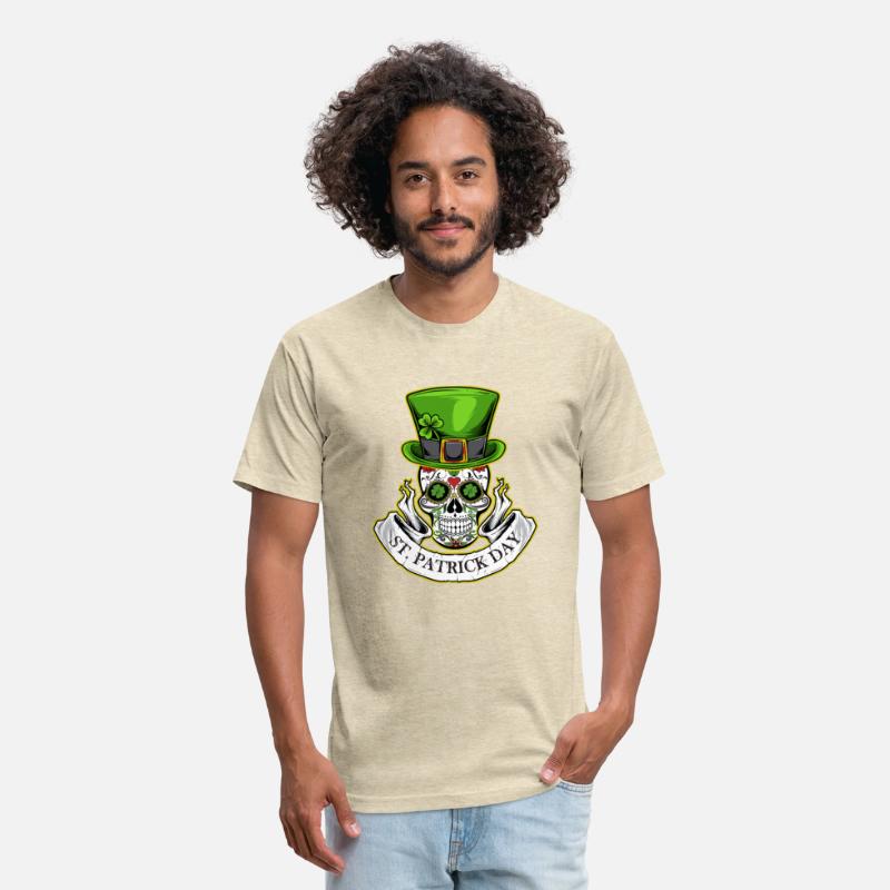 Sugar Skull St Patricks Day Leprechaun Lucky Charm
