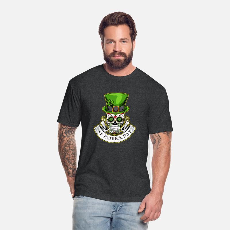 Sugar Skull St Patricks Day Leprechaun Lucky Charm