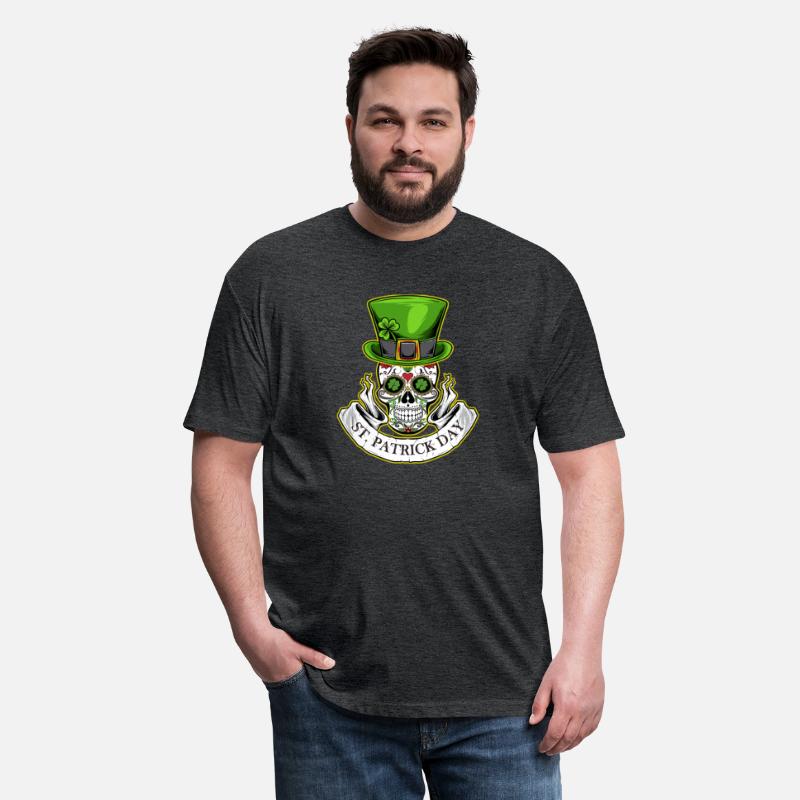 Sugar Skull St Patricks Day Leprechaun Lucky Charm