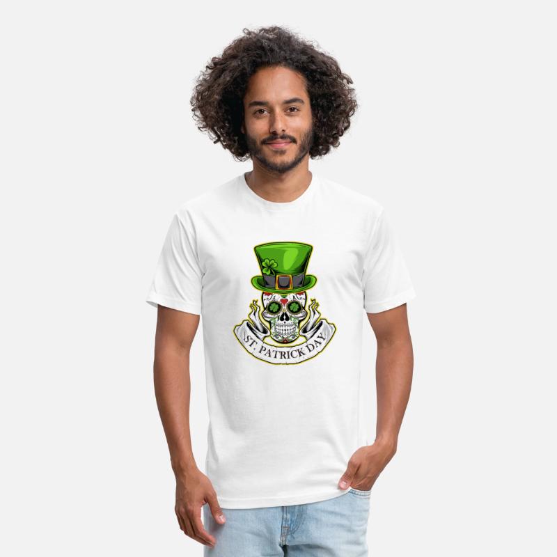 Sugar Skull St Patricks Day Leprechaun Lucky Charm