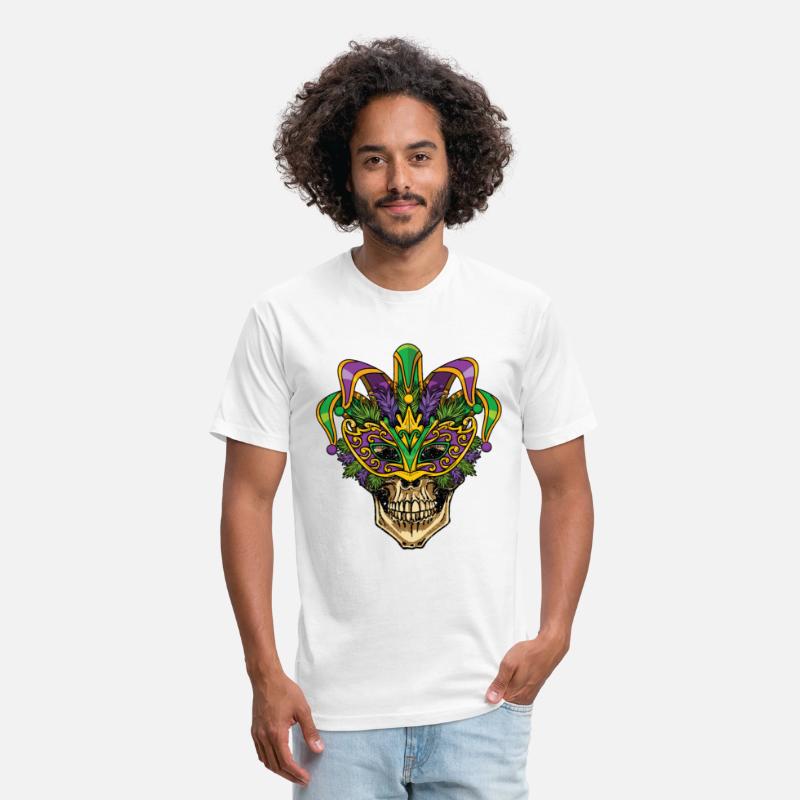 Sugarskull Mask Beads Festival Parade Mardi Gras