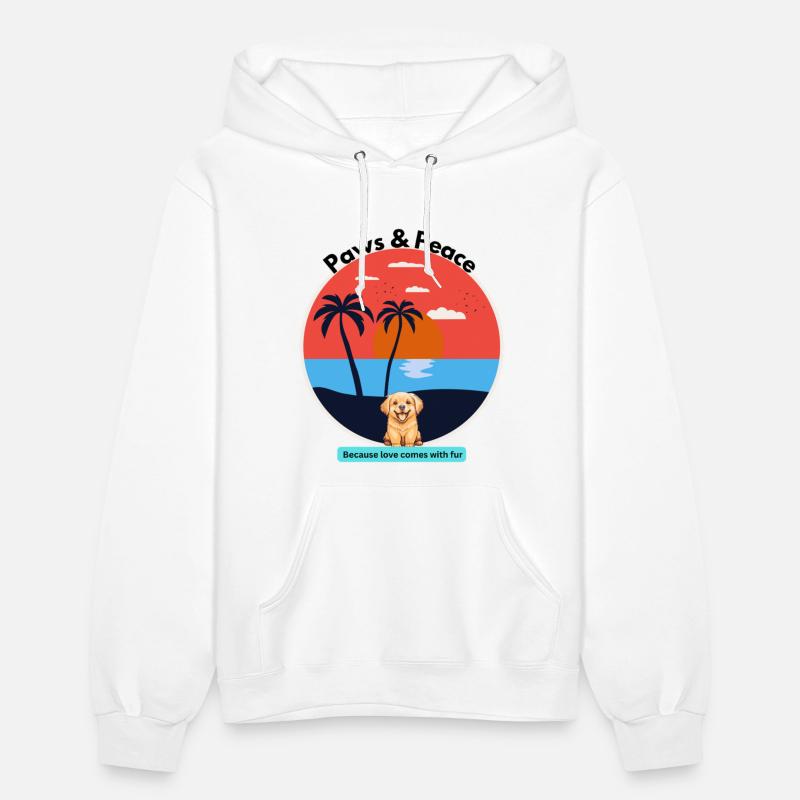 Sunset Beach with Happy Dog