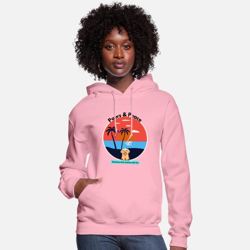 Sunset Beach with Happy Dog