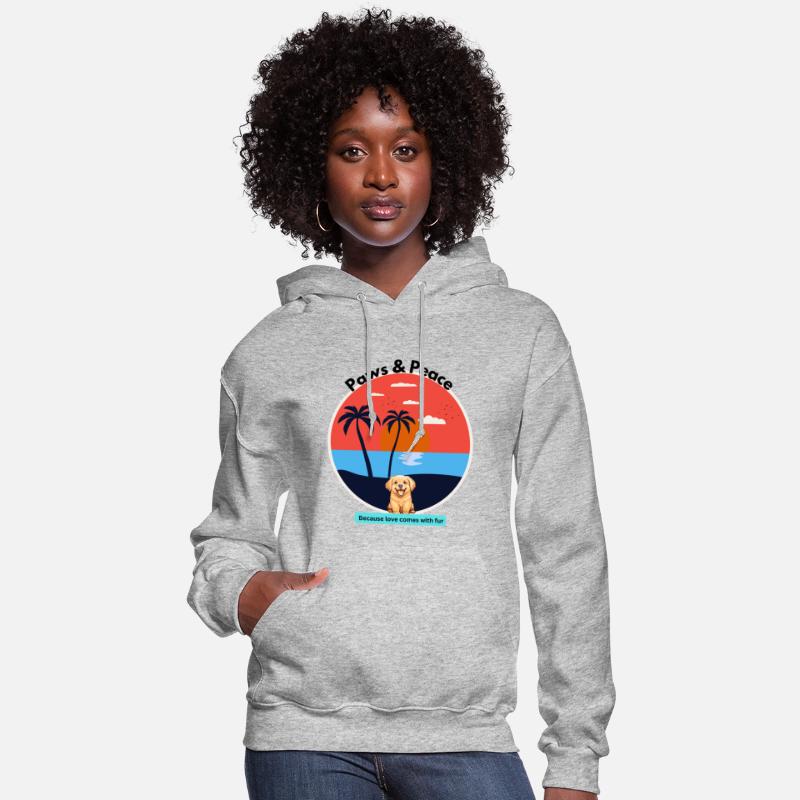 Sunset Beach with Happy Dog