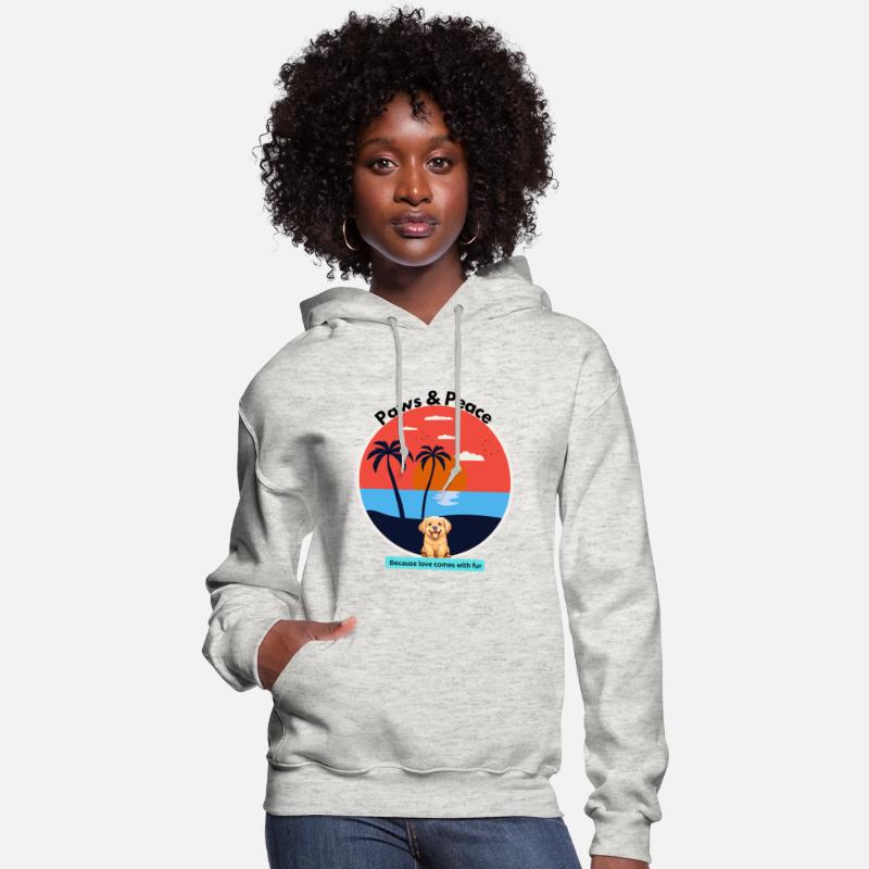 Sunset Beach with Happy Dog