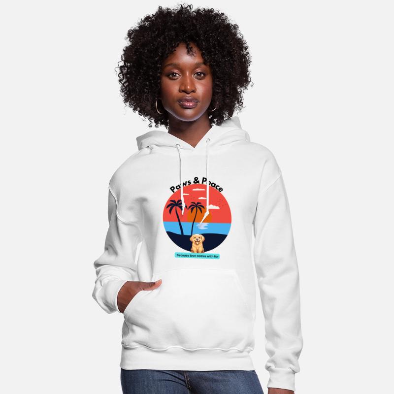 Sunset Beach with Happy Dog