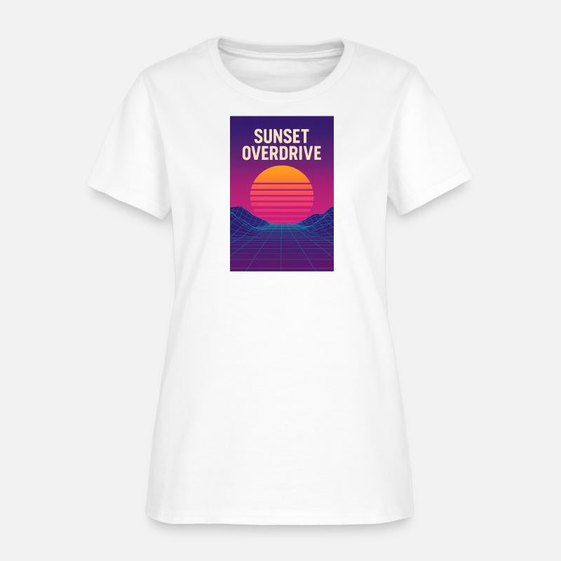 Sunset Overdrive – Vaporwave Summer Vibes Tee