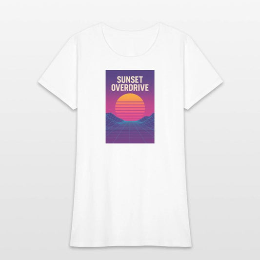 Sunset Overdrive – Vaporwave Summer Vibes Tee