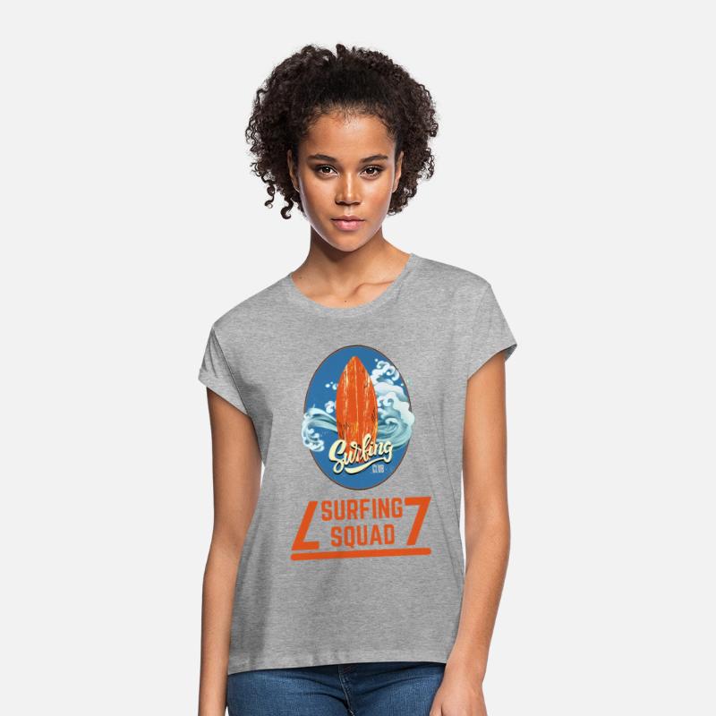 Surfing Squad - Surfing Team Design - Beach Vibes