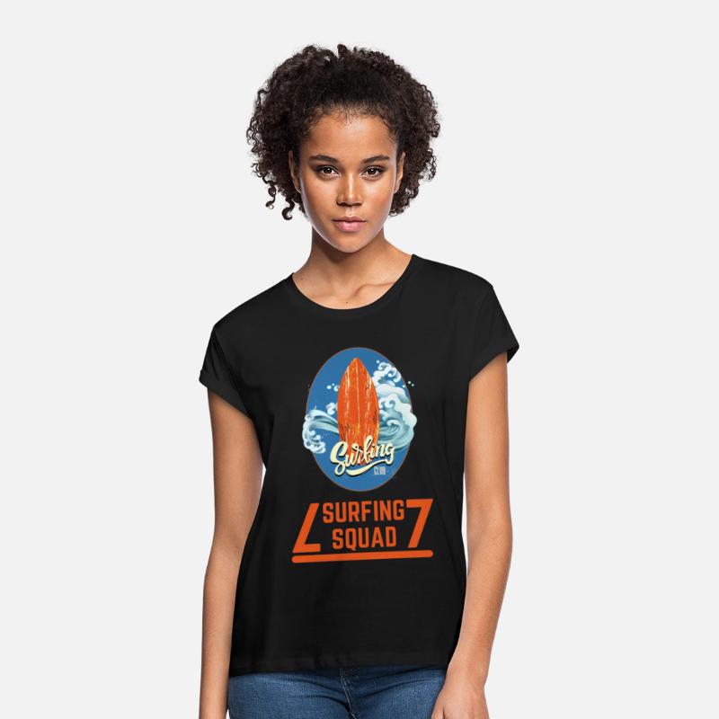 Surfing Squad - Surfing Team Design - Beach Vibes