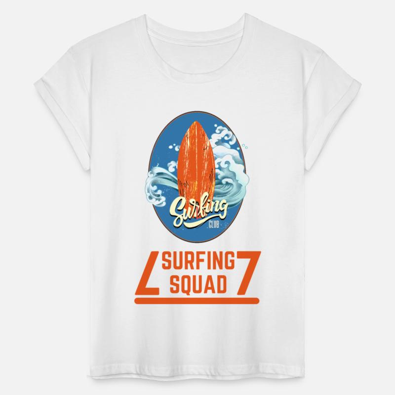 Surfing Squad - Surfing Team Design - Beach Vibes
