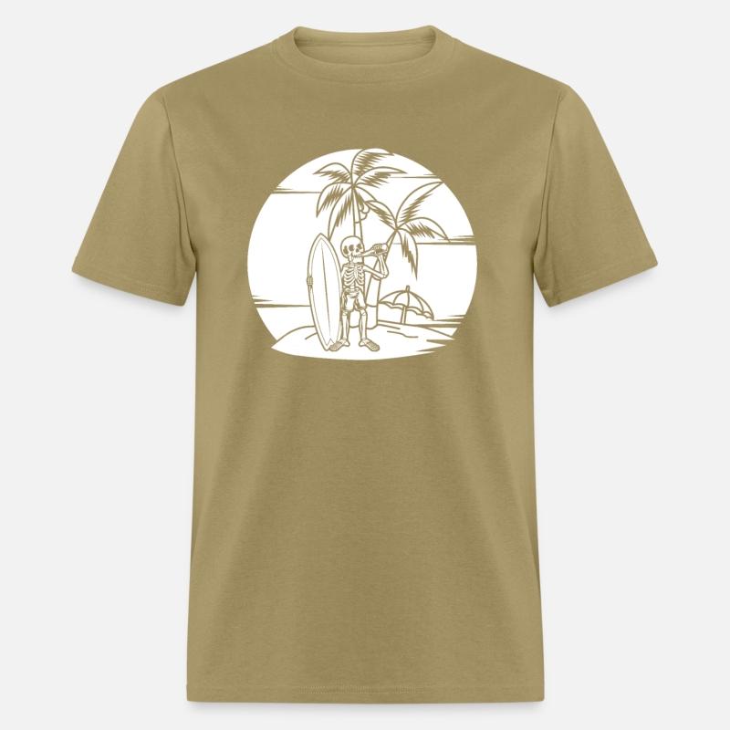 Surfing Surfer Skeleton