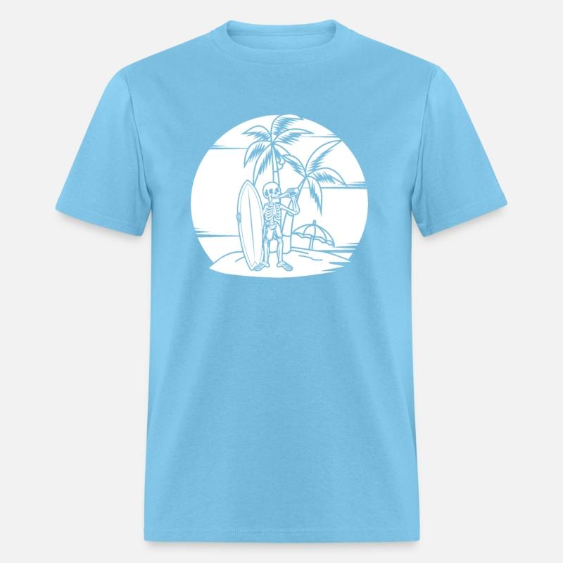 Surfing Surfer Skeleton