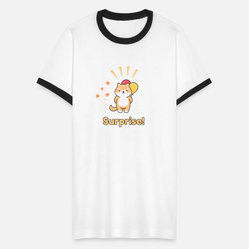 Surprise! – Cute Shiba Inu Gift Balloon Tee