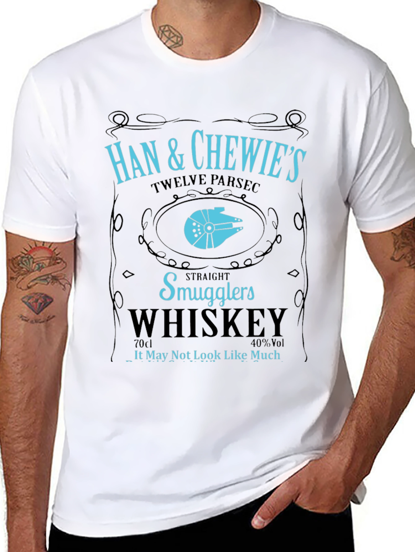 Han & Chewies Smugglers Whiskey Star Wars T-Shirt