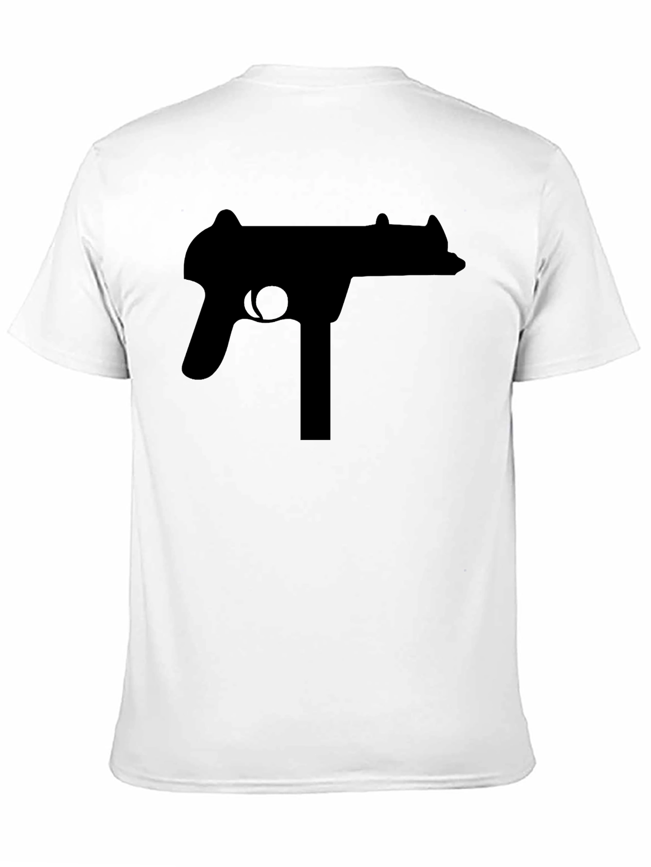 Black Gun Graphic Tee - Bold Statement Shirt