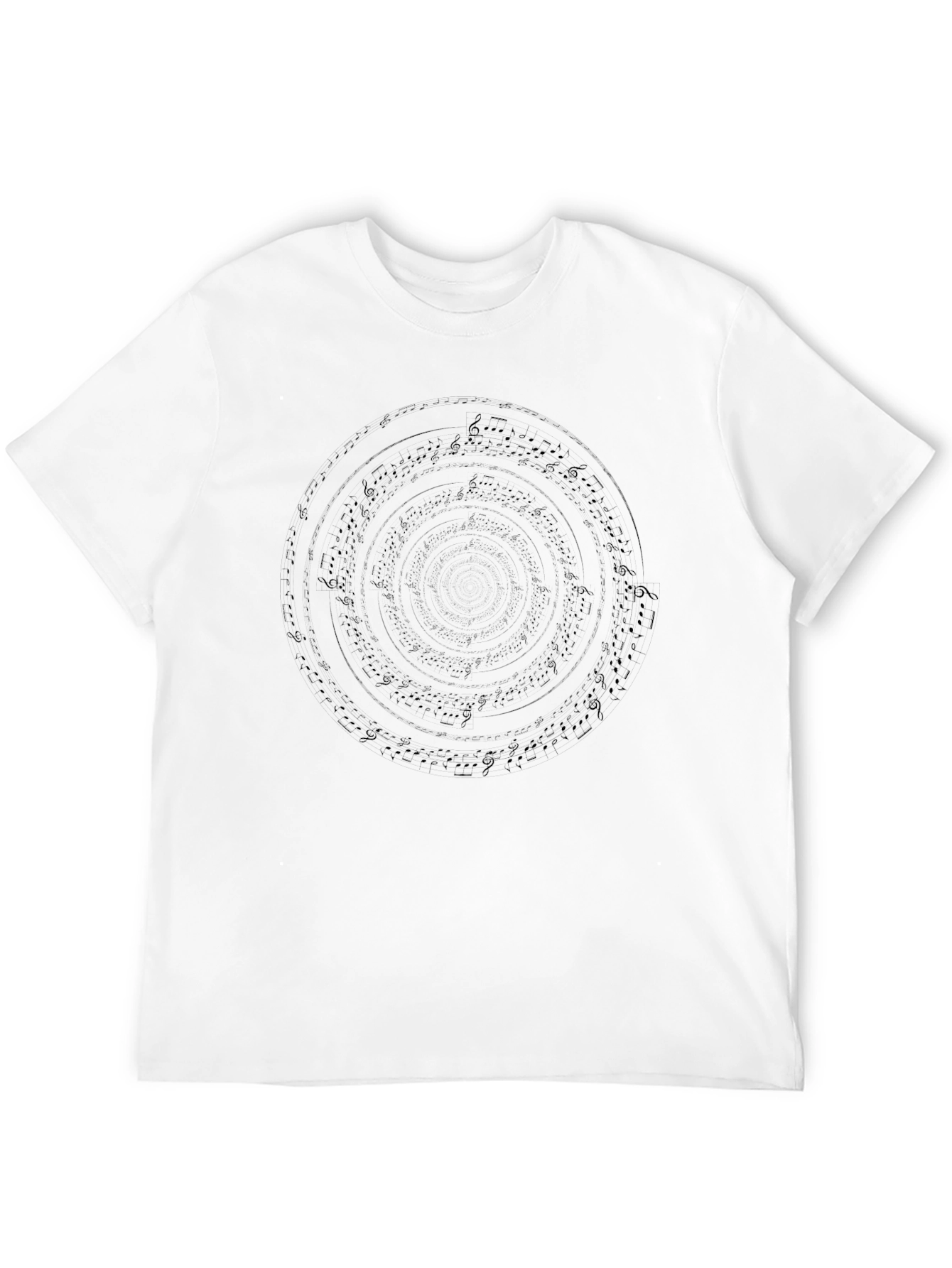 Musical Vortex Black T-Shirt