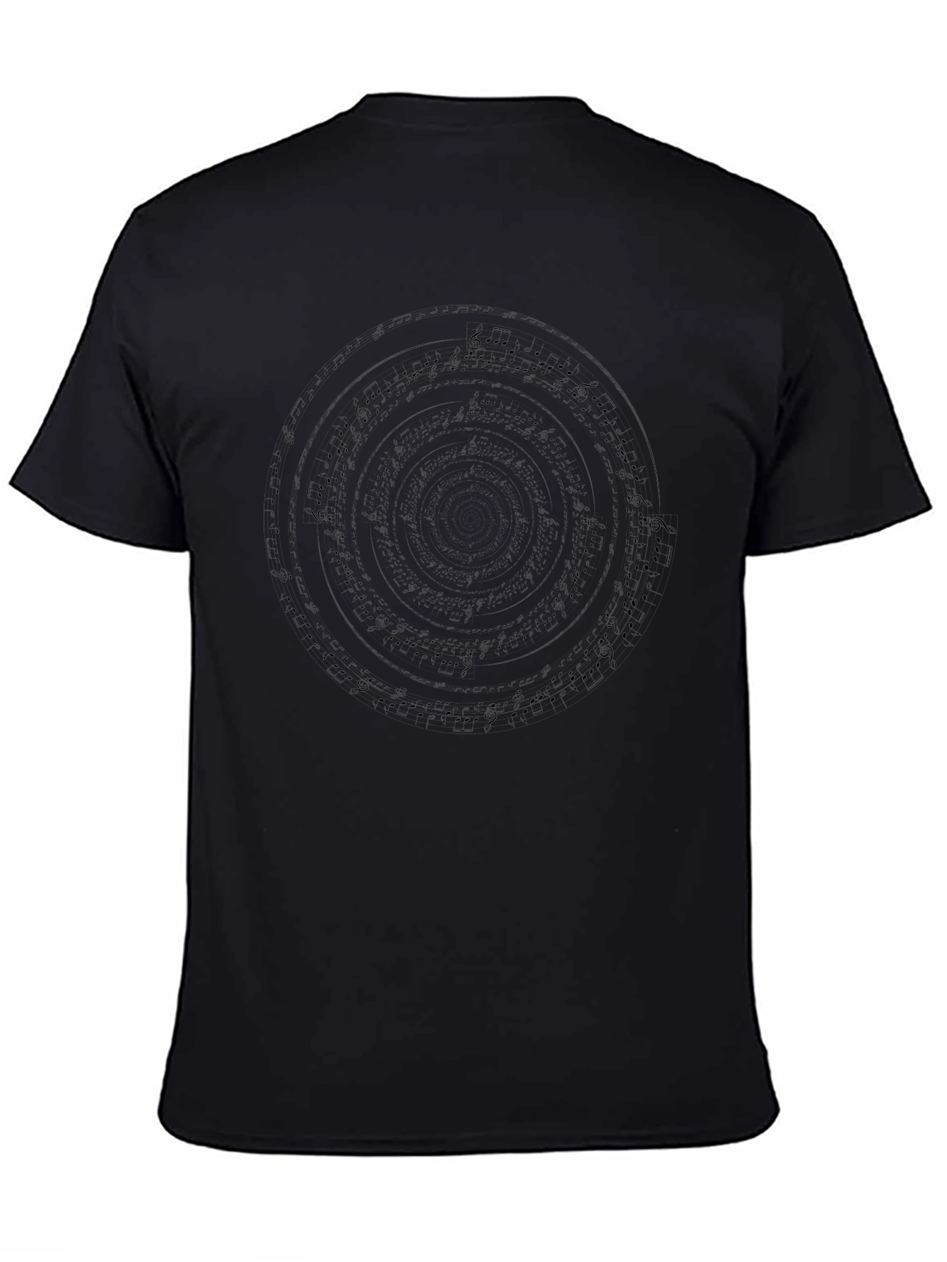 Musical Vortex Black T-Shirt