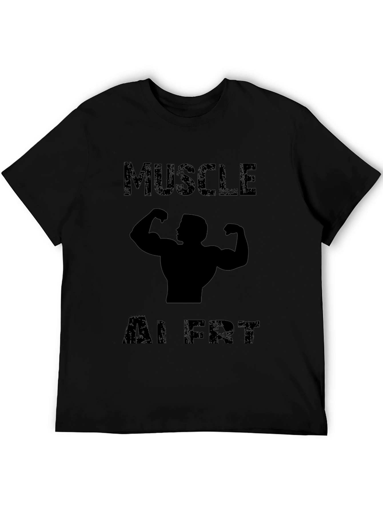 Muscle Alert Graphic Tee - Black