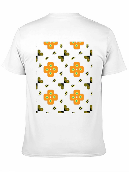 Patterned Graphic Print Tee