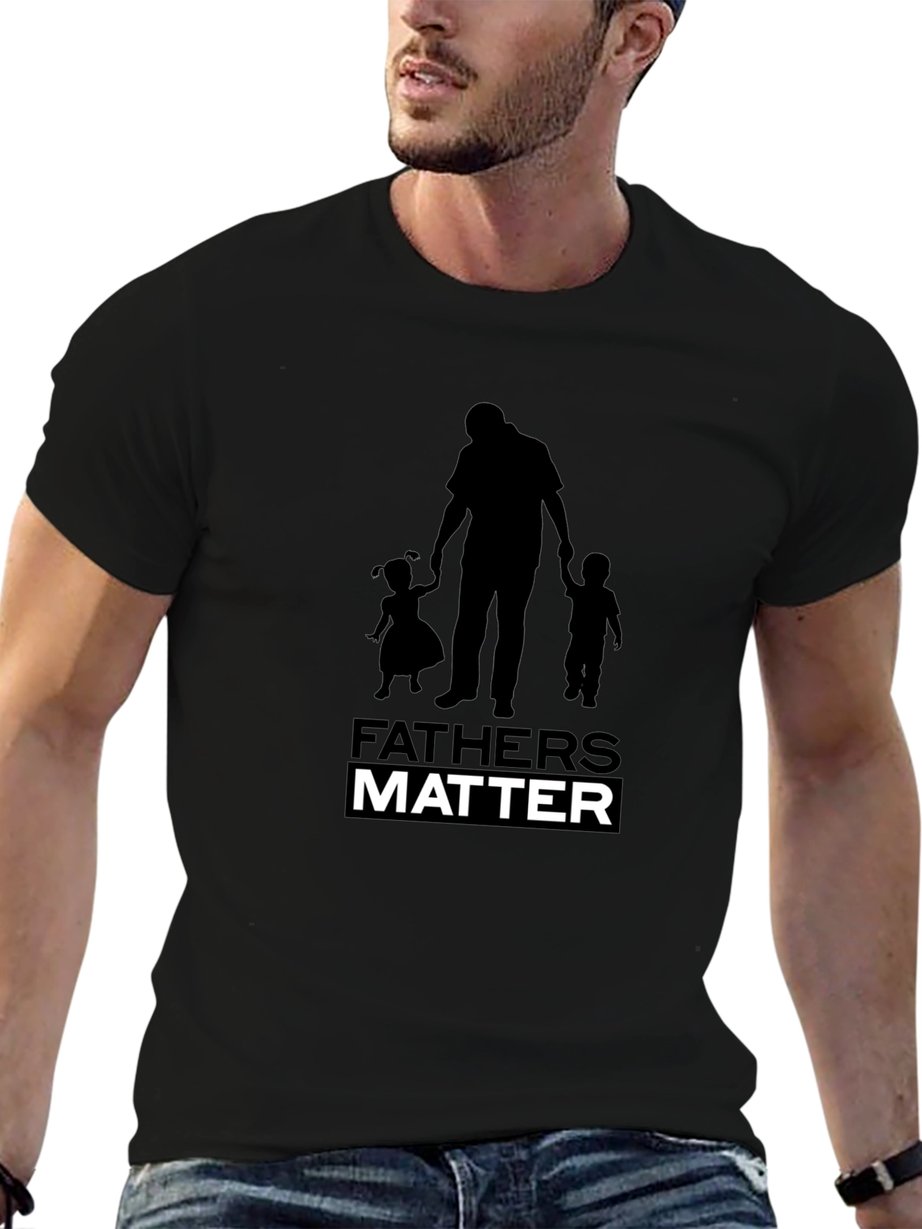 Fathers Matter Black Graphic Tee