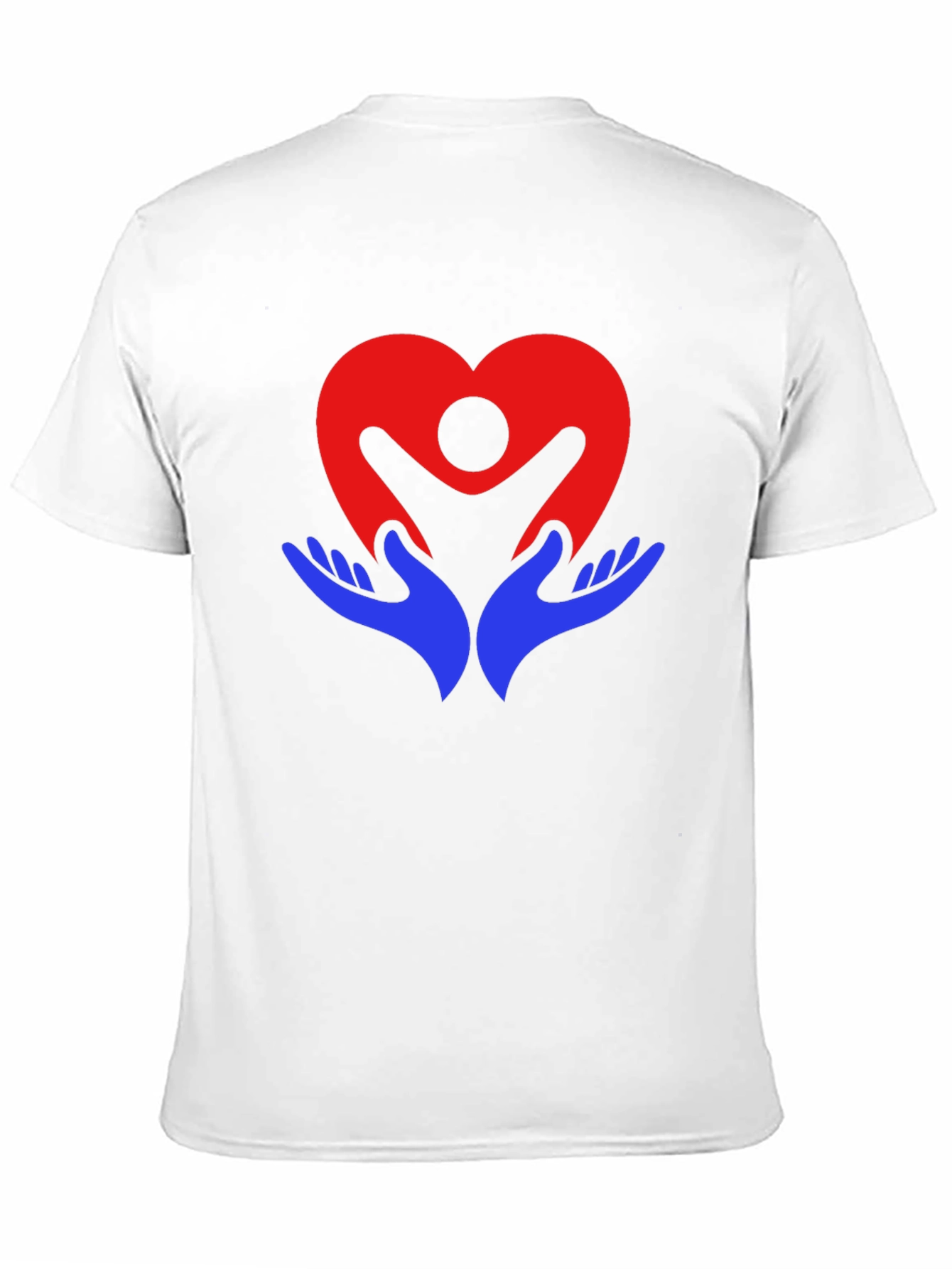 Heart & Hands Graphic Black T-Shirt