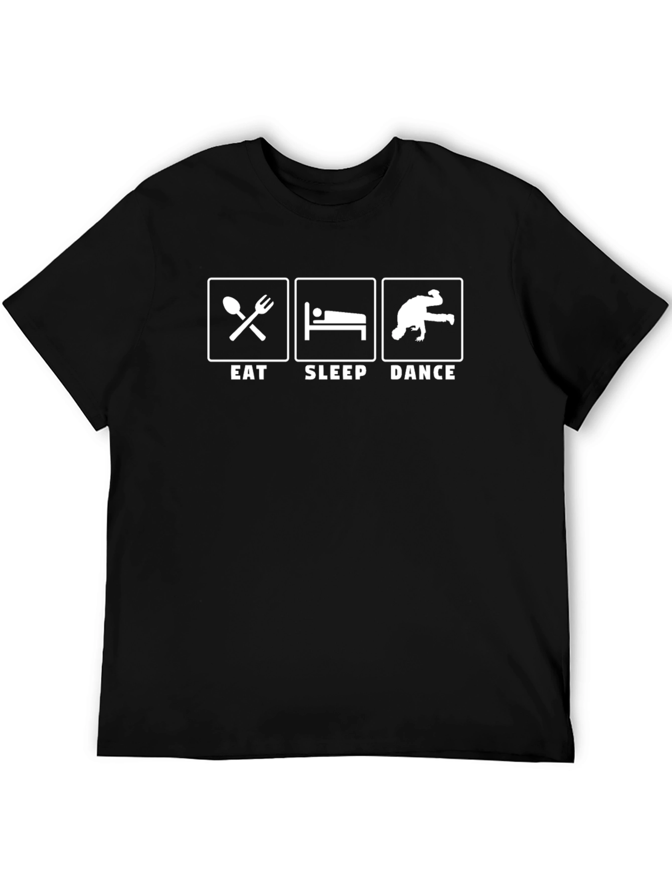 Eat Sleep Dance T-Shirt - Black Graphic Tee