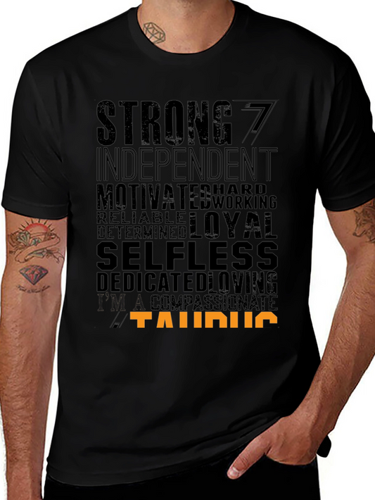 Taurus Zodiac Sign T-Shirt