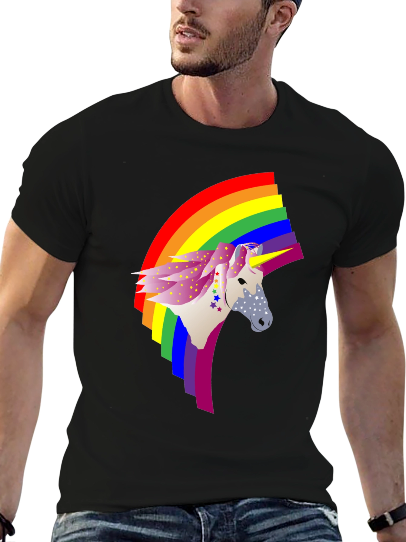 Rainbow Unicorn Graphic Tee