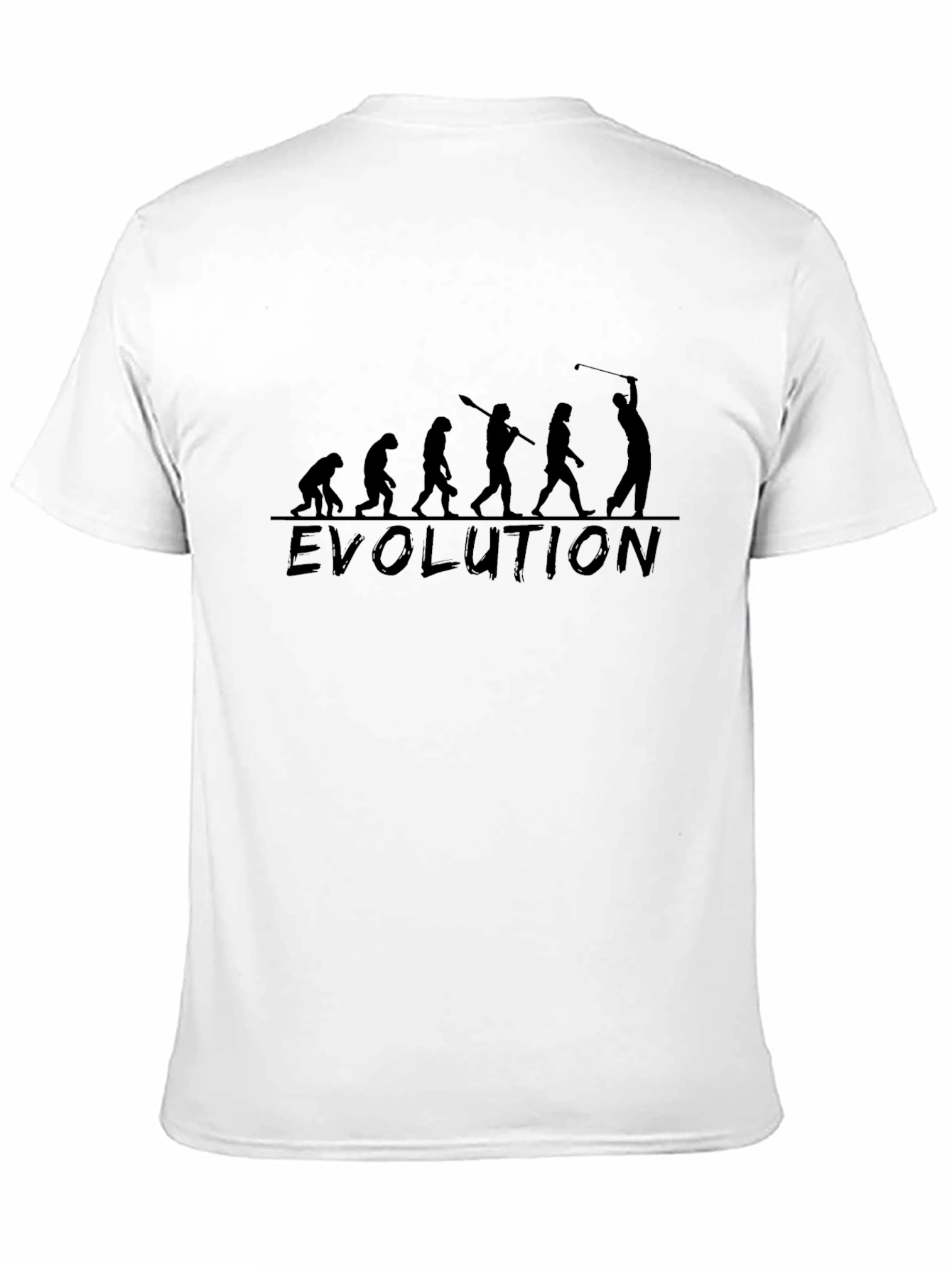 Evolution of Golf T-Shirt - Black
