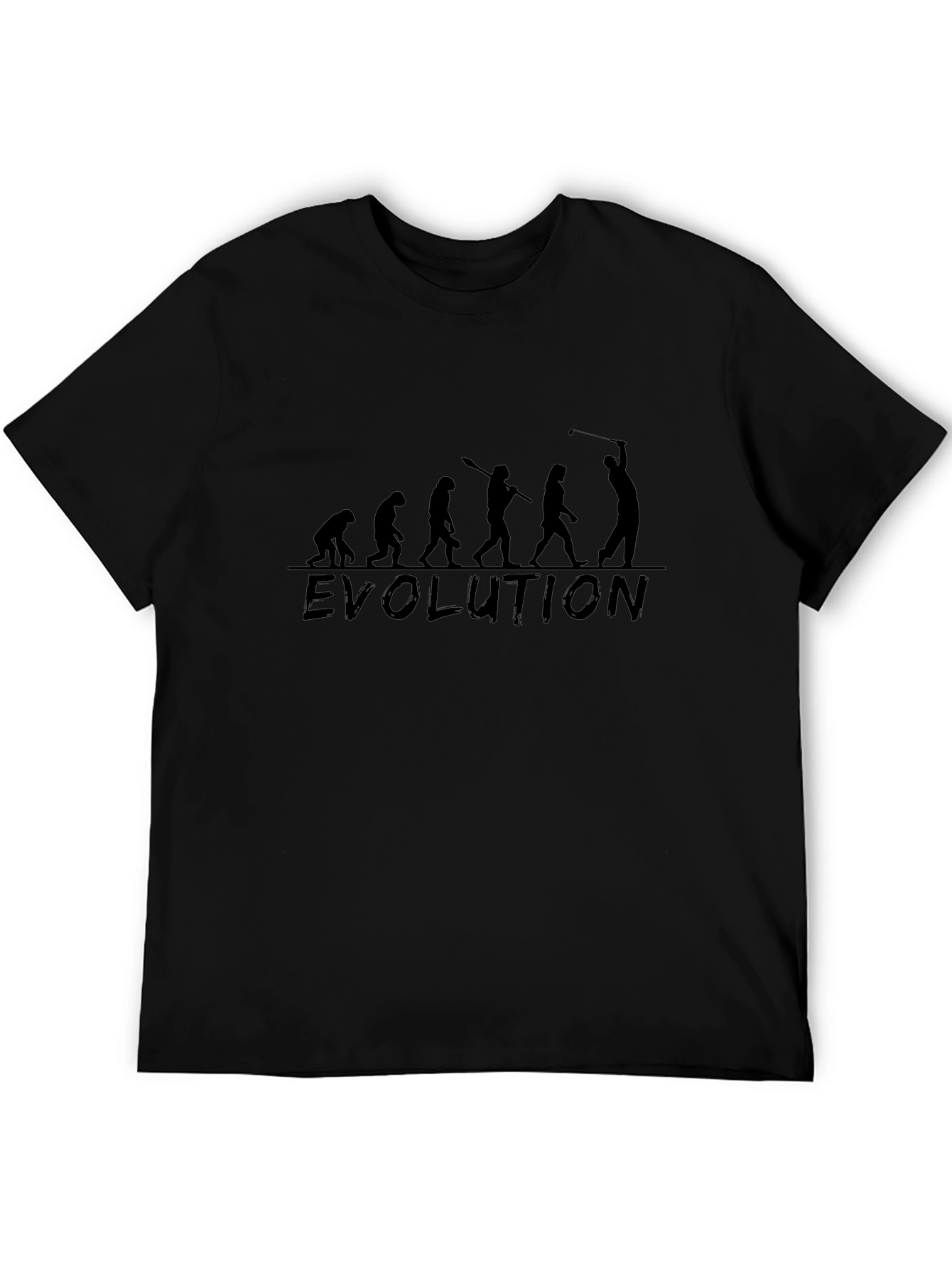 Evolution of Golf T-Shirt - Black
