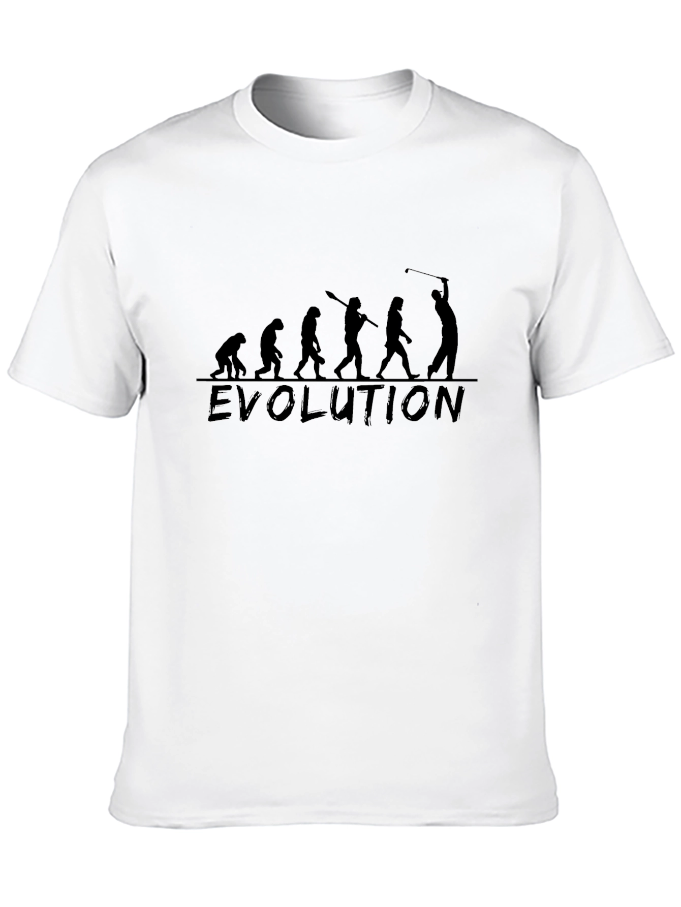 Evolution of Golf T-Shirt - Black