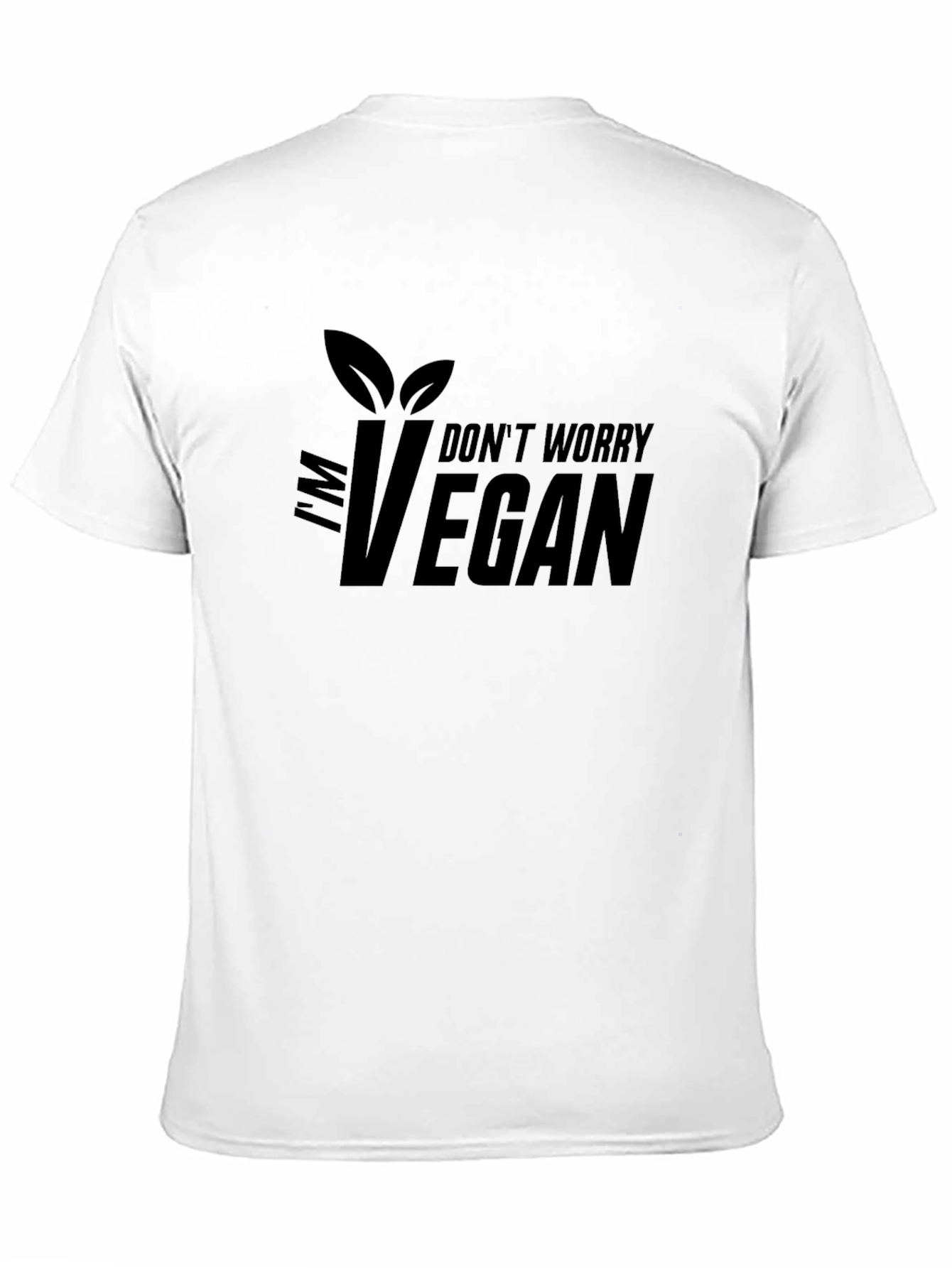 Im Vegan T-Shirt - Dont Worry Graphic Tee