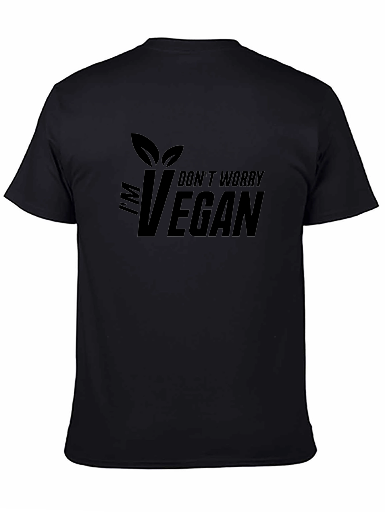 Im Vegan T-Shirt - Dont Worry Graphic Tee